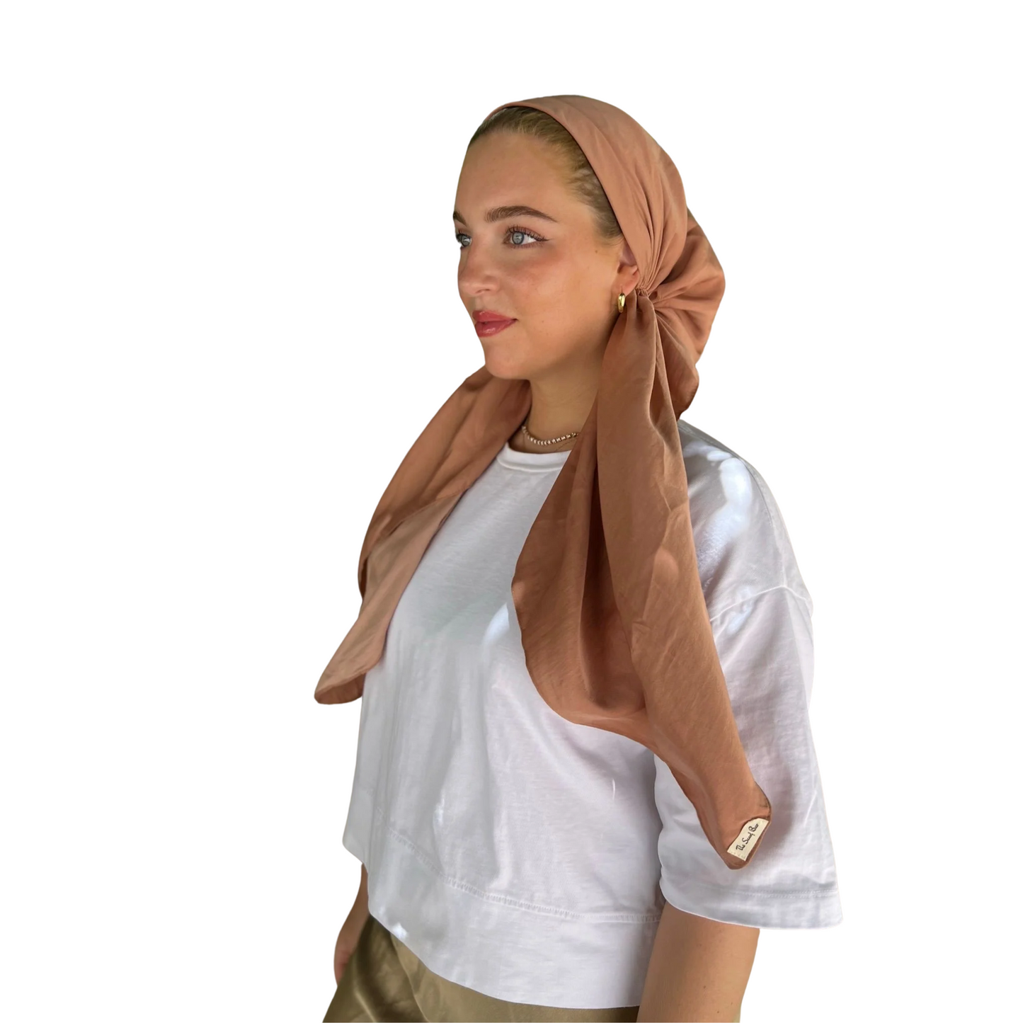 The Scarf Bar Classic Matte Satin With Velvet Grip Headscarf