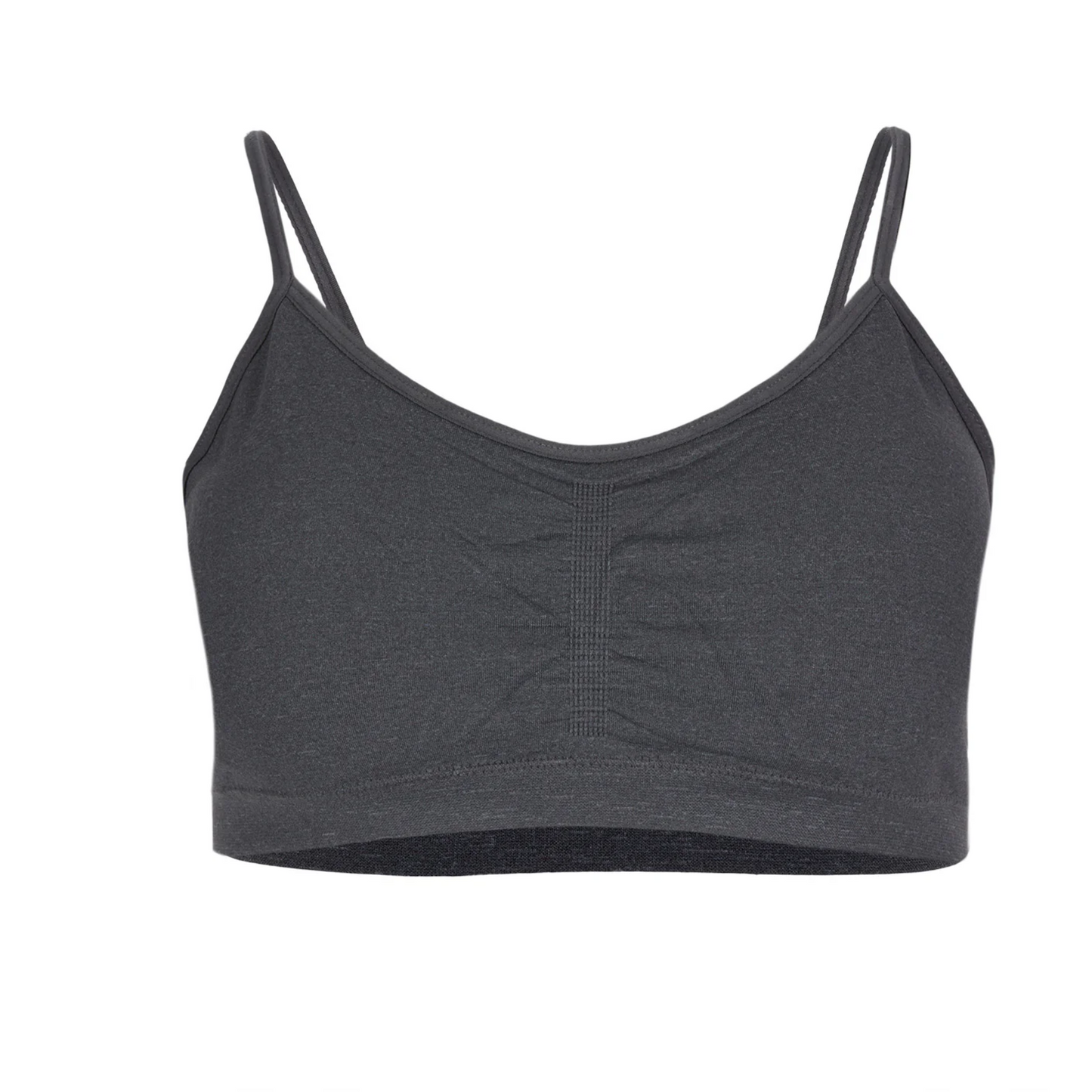 Memoi Girls 2 Pair Pack Gathered Front Cup Training Bra