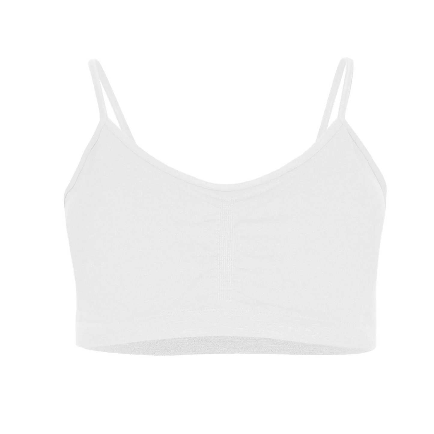 Memoi Girls 2 Pair Pack Gathered Front Cup Training Bra