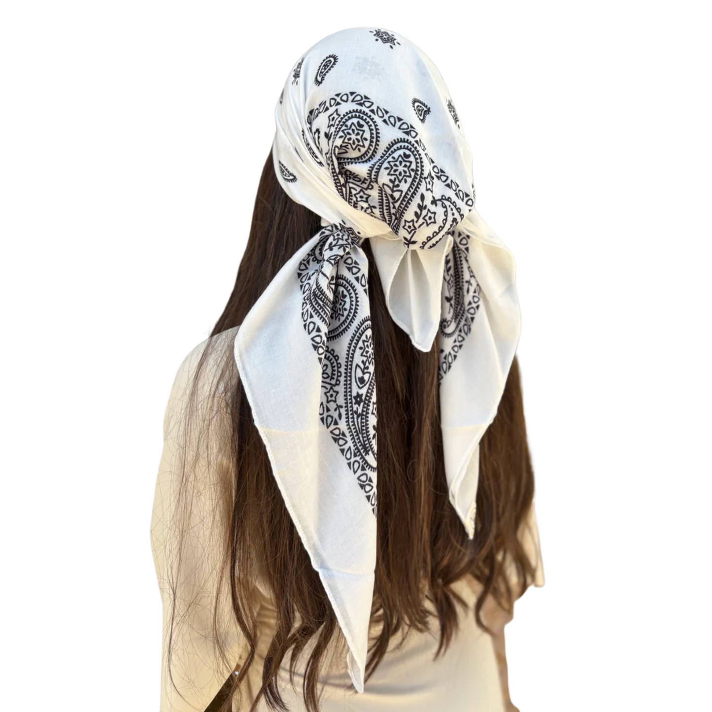 The Scarf Bar Paisley Headscarf