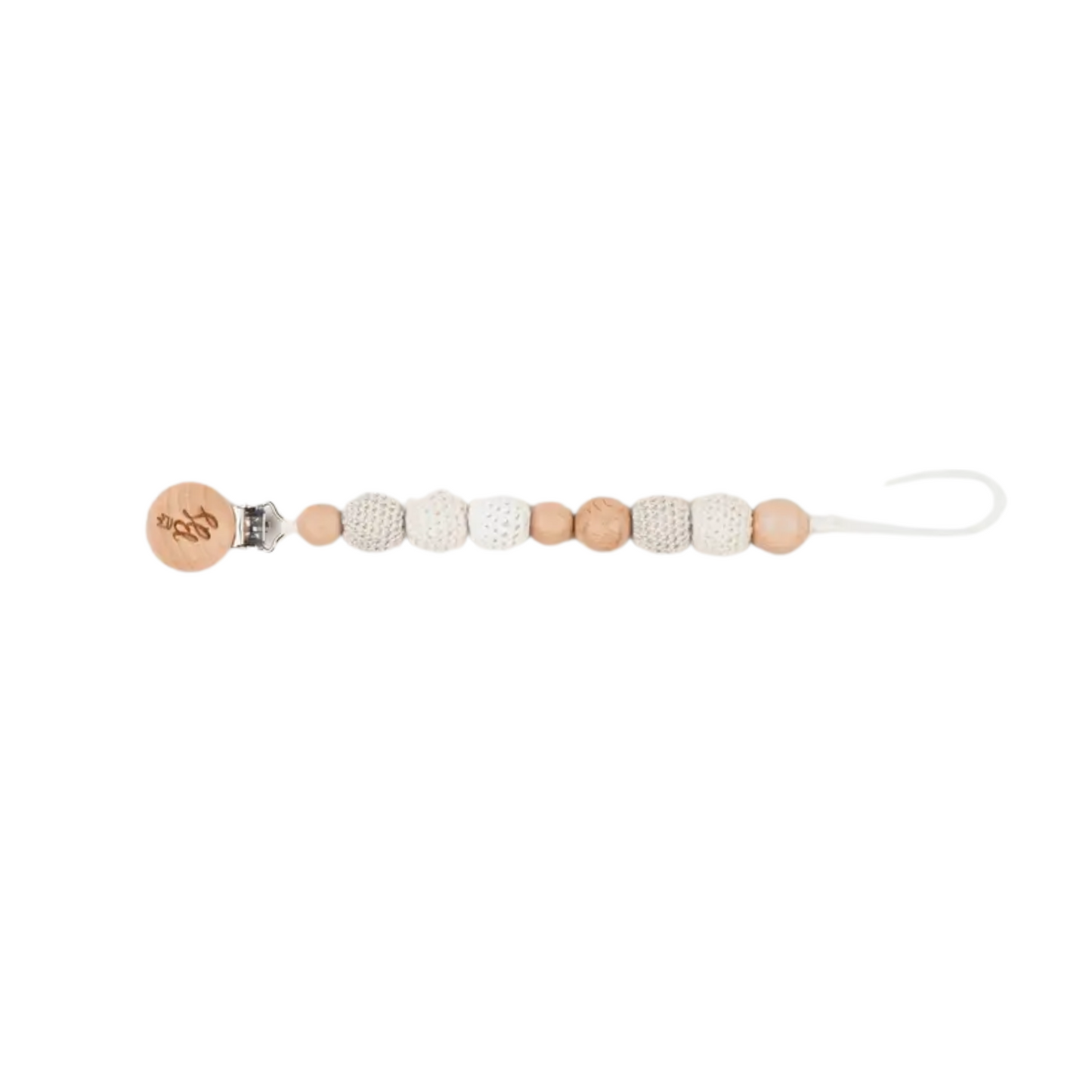 Bebe Sweeny Sophie Handmade Crochet Beads Pacifier Clip