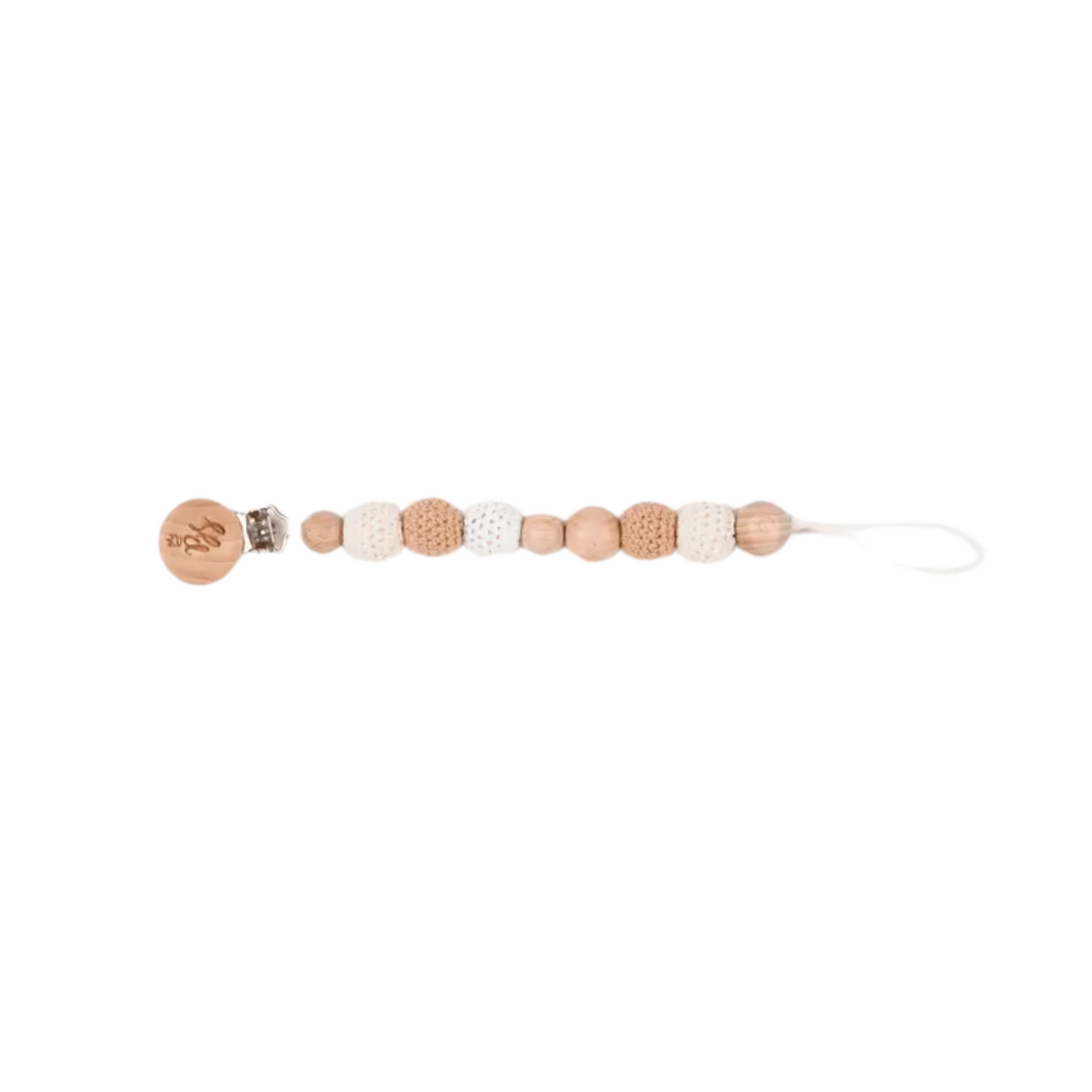 Bebe Sweeny Sophie Handmade Crochet Beads Pacifier Clip