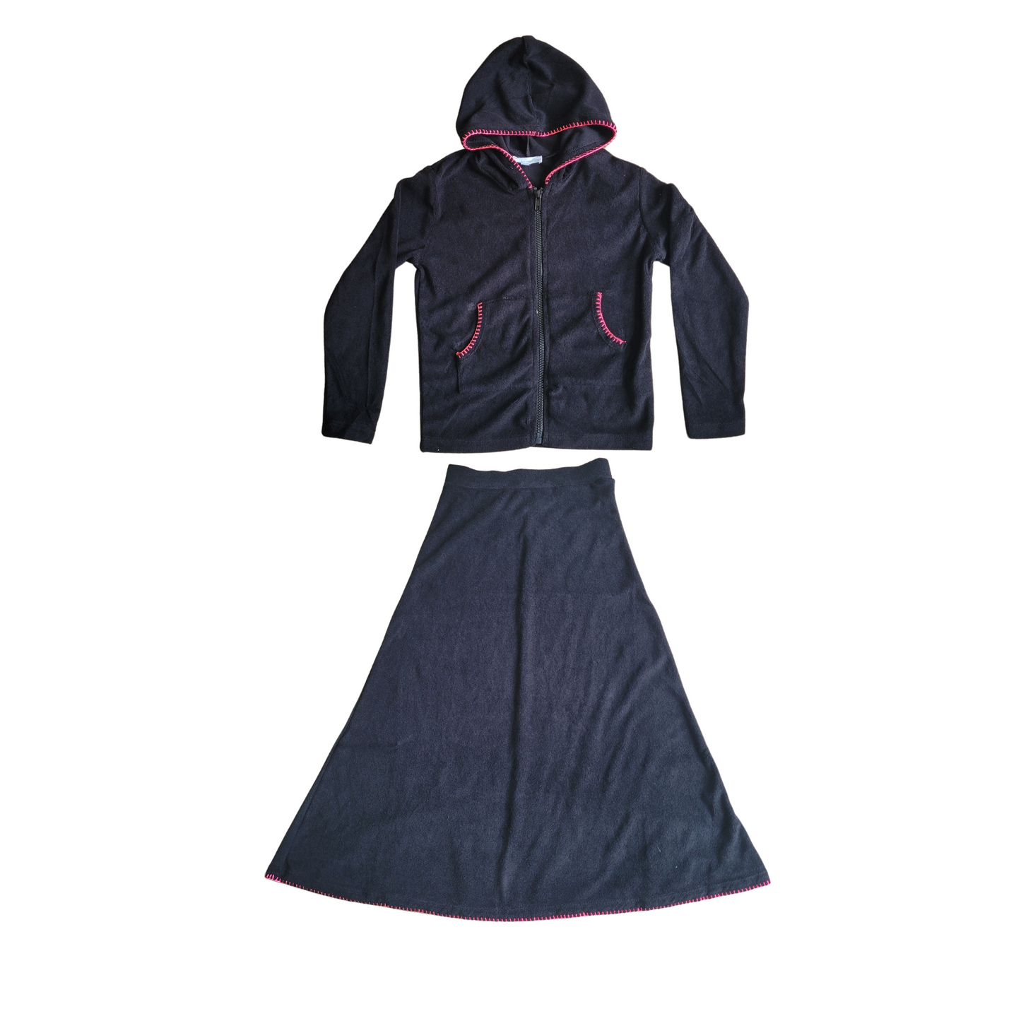 Waterwize Girls/Teens Terry Set With Merrow Stitching