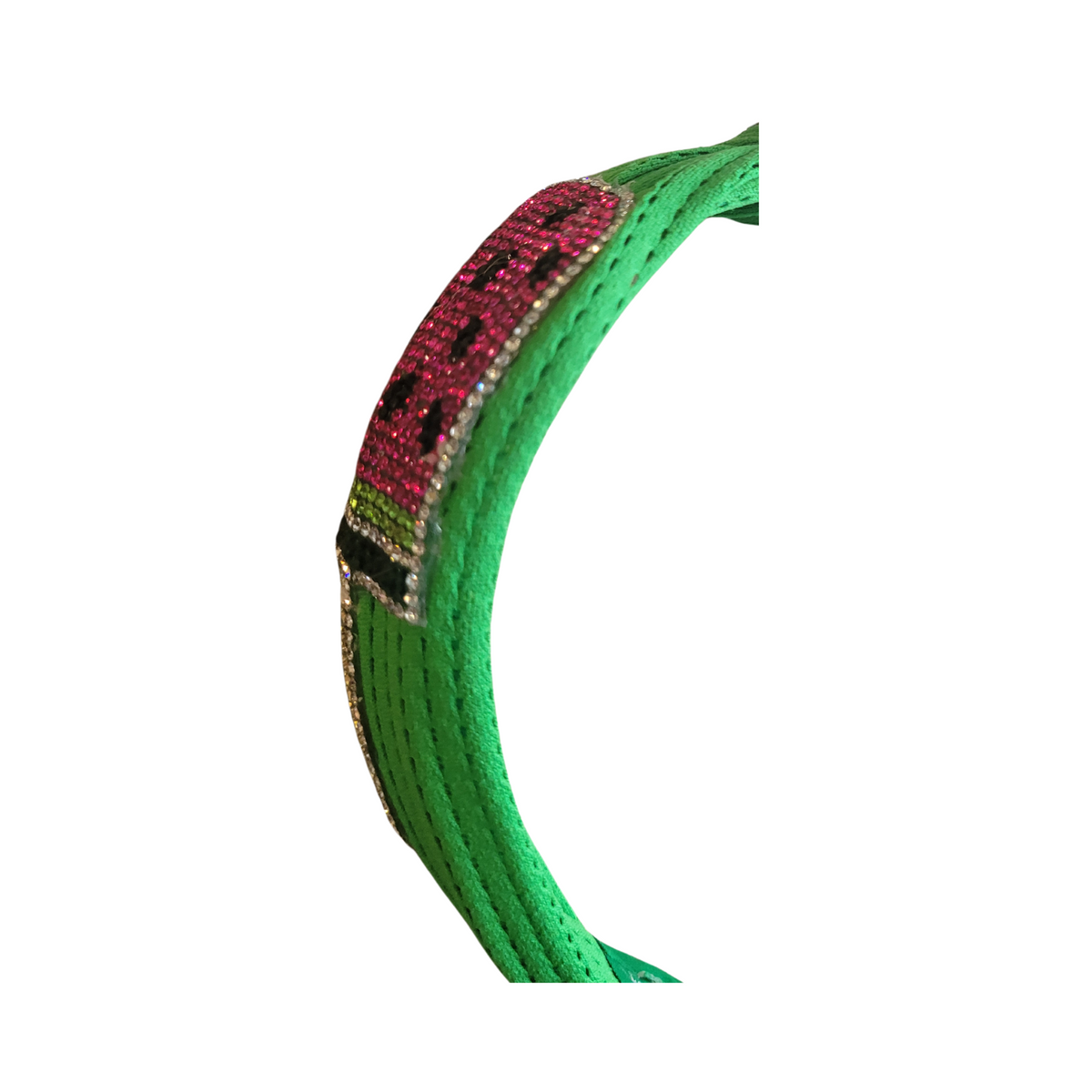 Bari Lynn Mesh Knot Headband With Crystal Patch