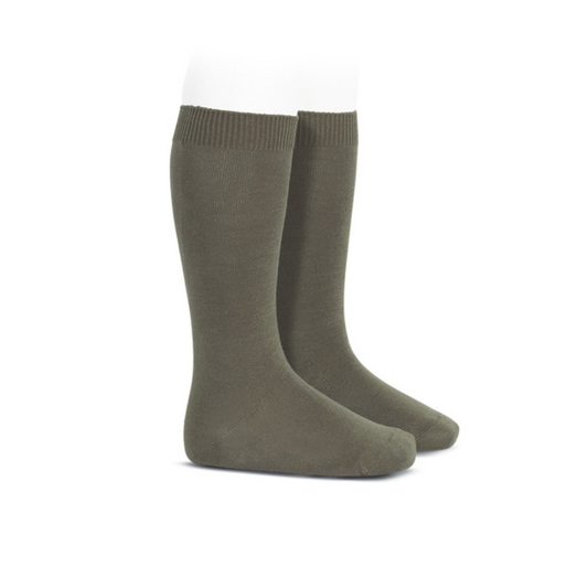 Condor 350 Mink Flat Cotton Knee Socks