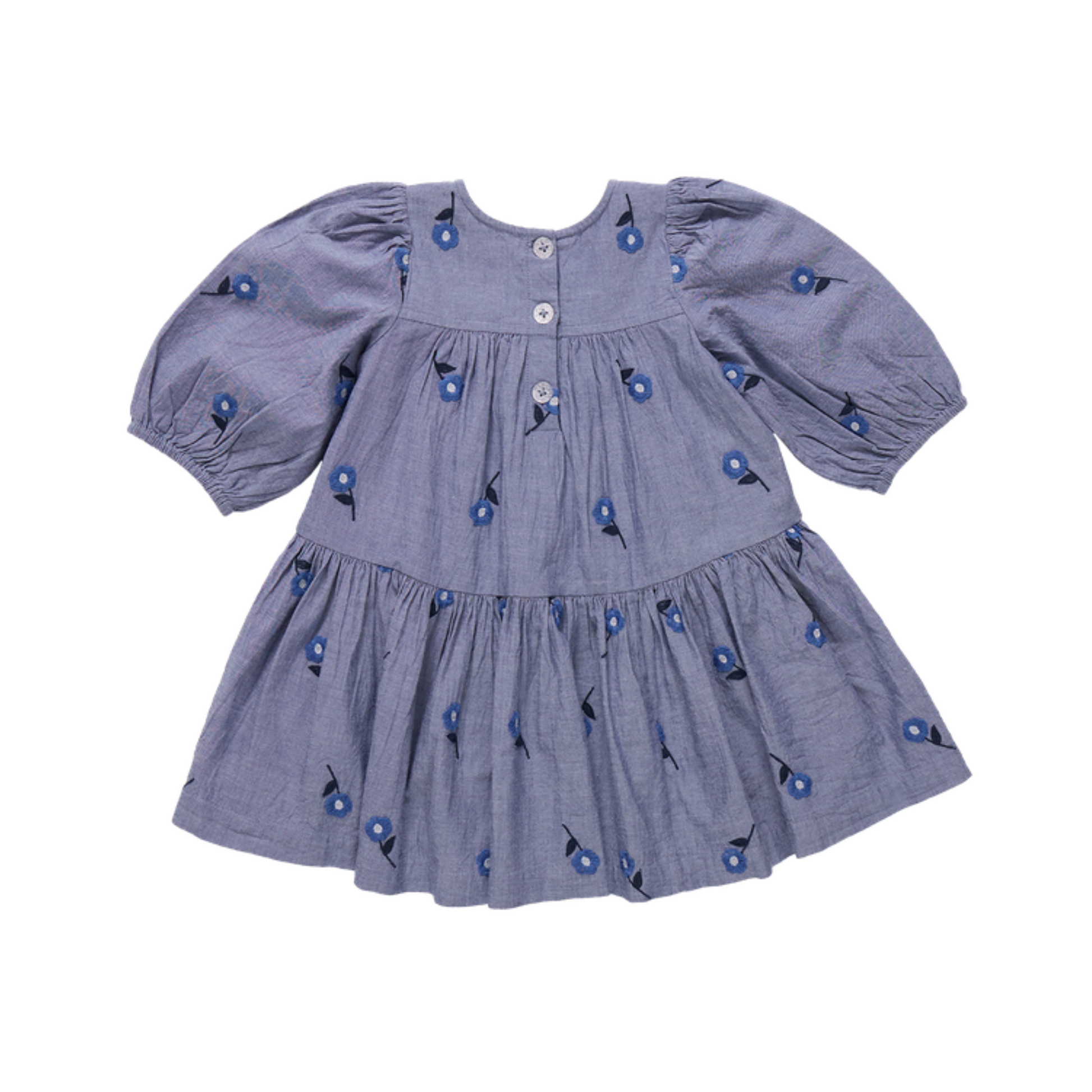 pink chicken fiona dress Pink Chicken Fiona Ruffle Dress In Blue Paisley - 44% Off