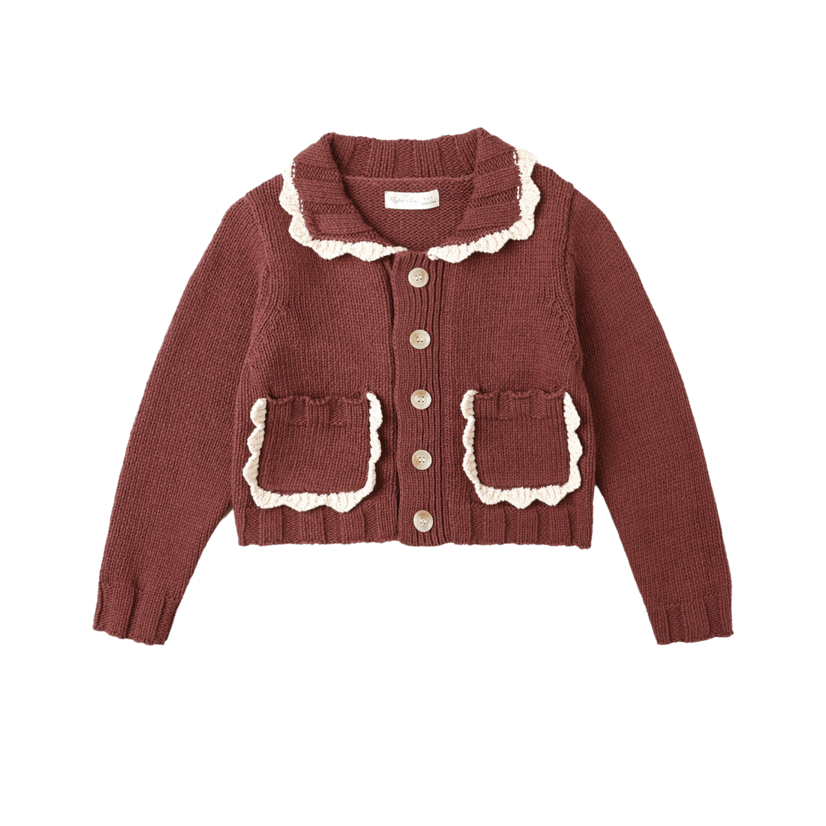 Rylee+Cru Collared Cardigan