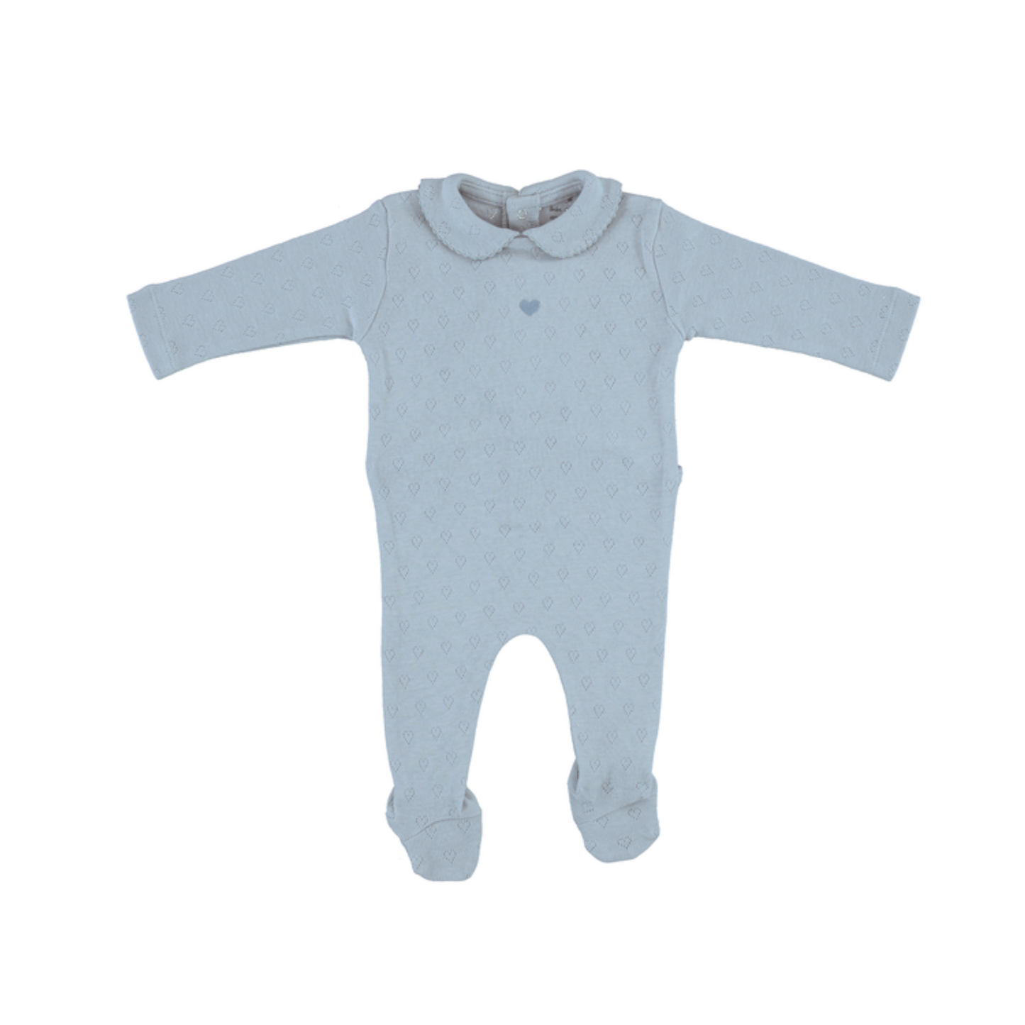 Bebe Organic Bebe Heart Collar Footie