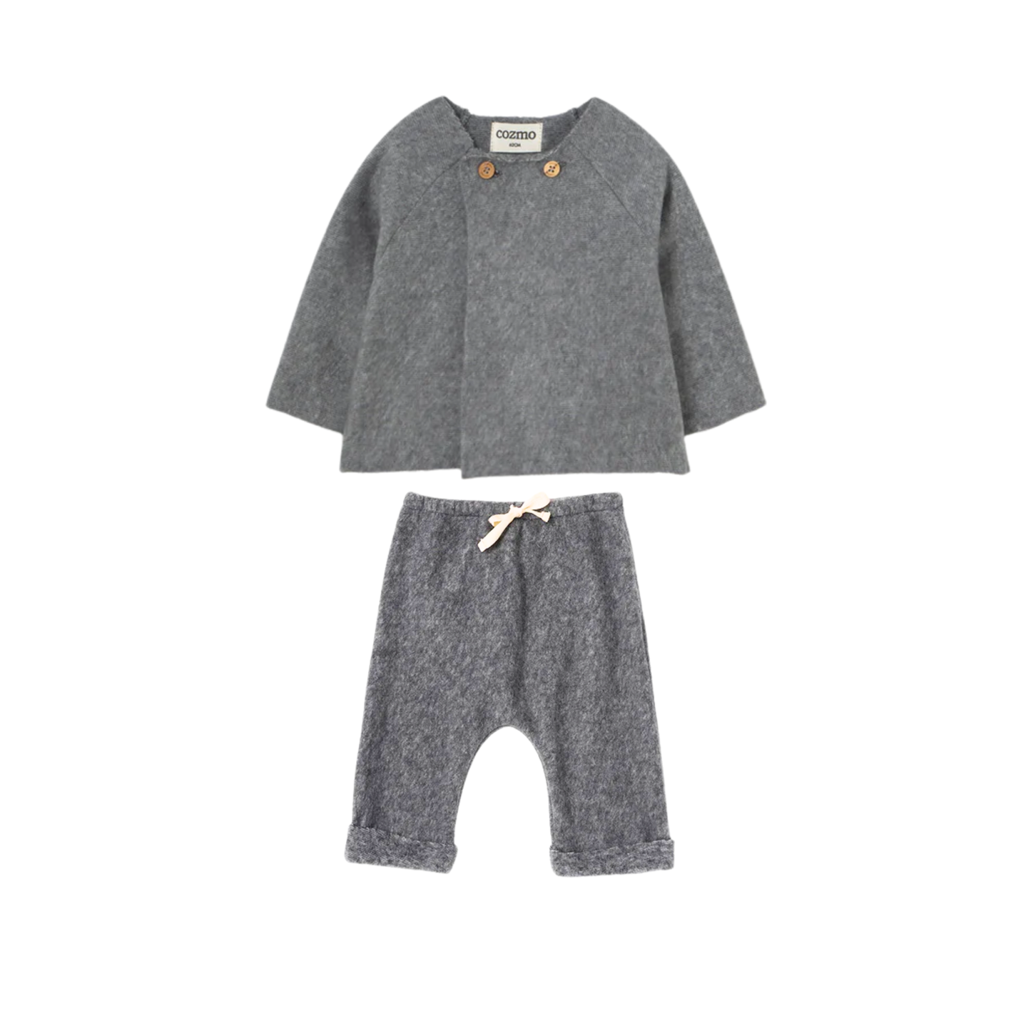 Cozmo Soft Mélange Bamboo Sweatshirt Set