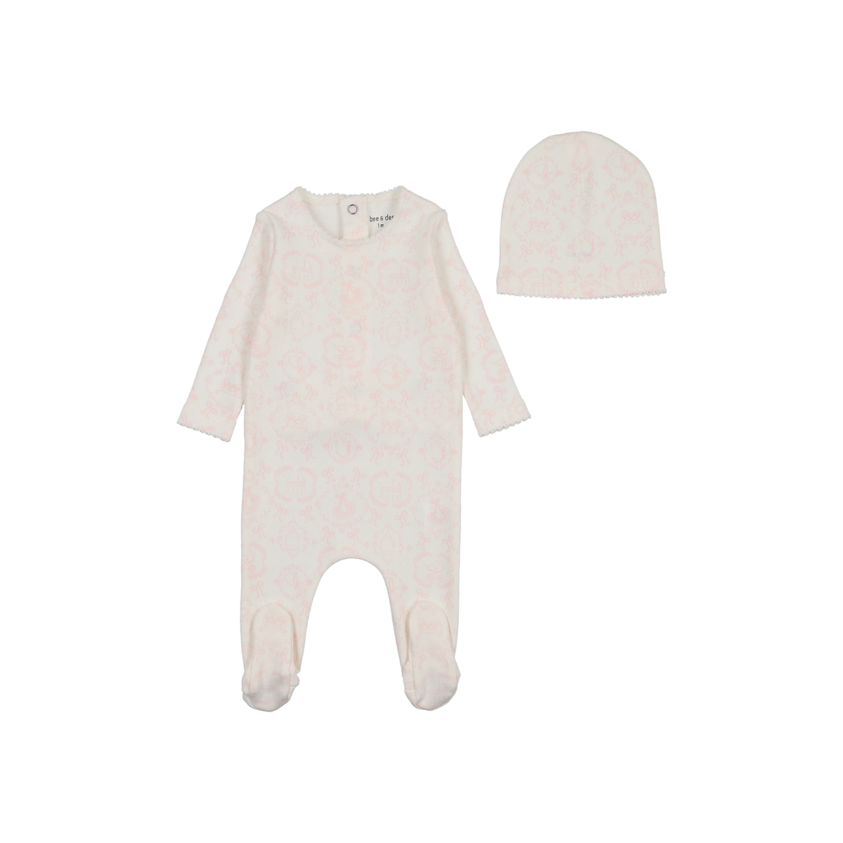 Bee And Dee Babyland Toile Footie