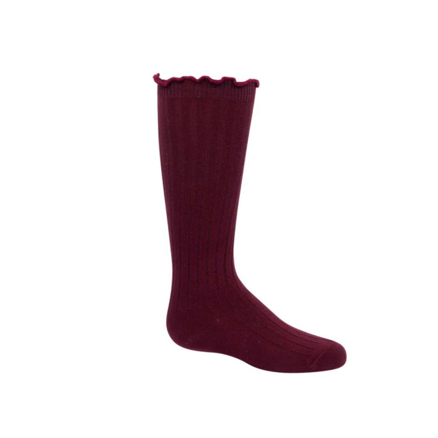 Zubii Contrast Scalloped Edge Knee