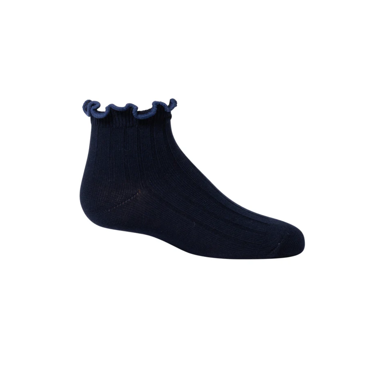 Zubii Contrast Scalloped Edge Ankle