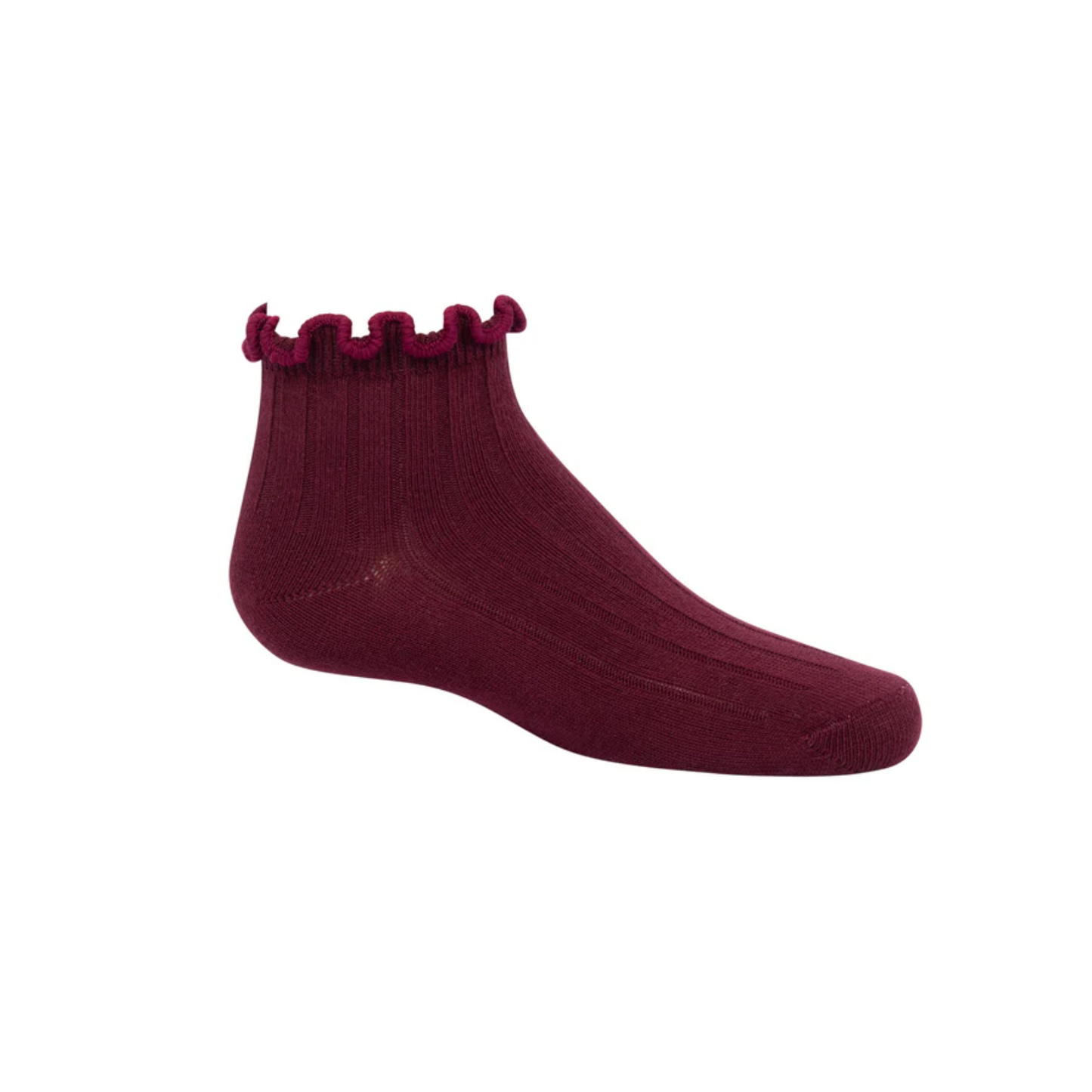 Zubii Contrast Scalloped Edge Ankle