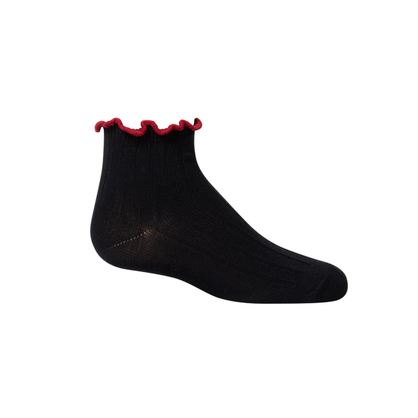 Zubii Contrast Scalloped Edge Ankle