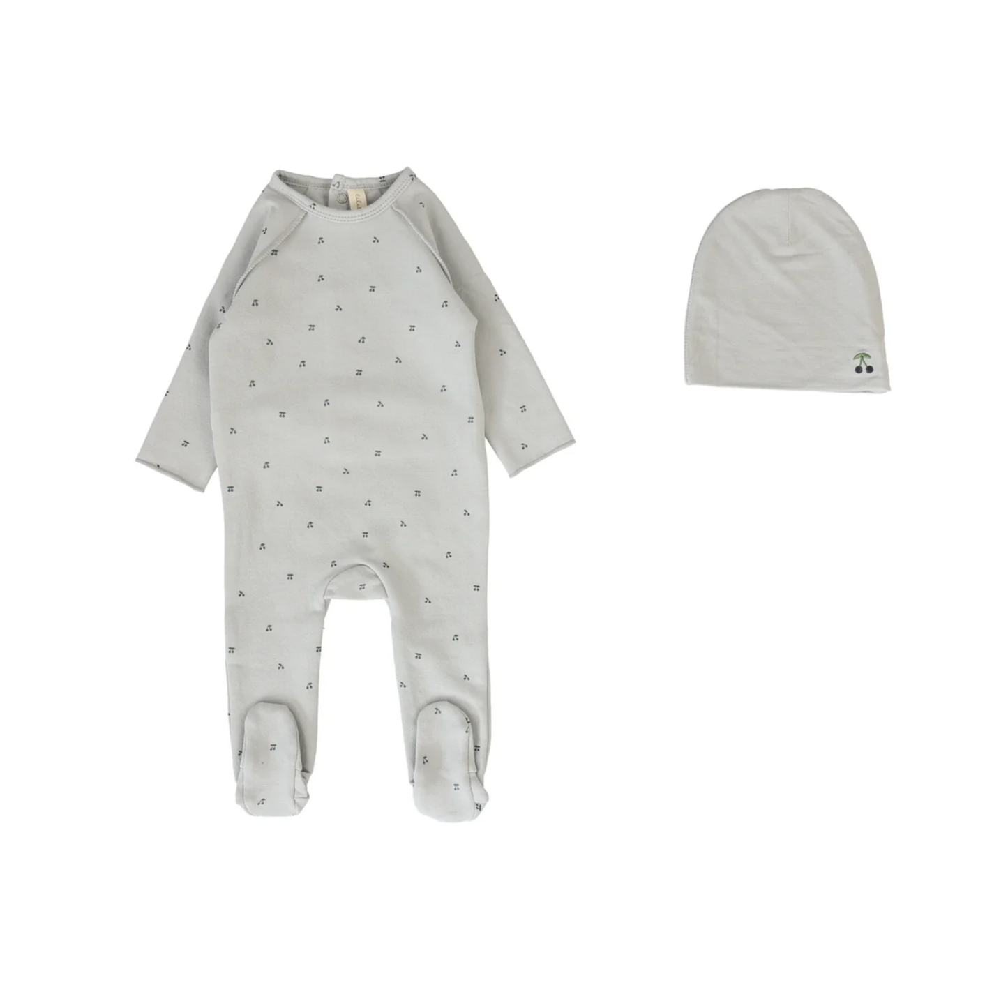 Lilette Cherry Print Footie Set