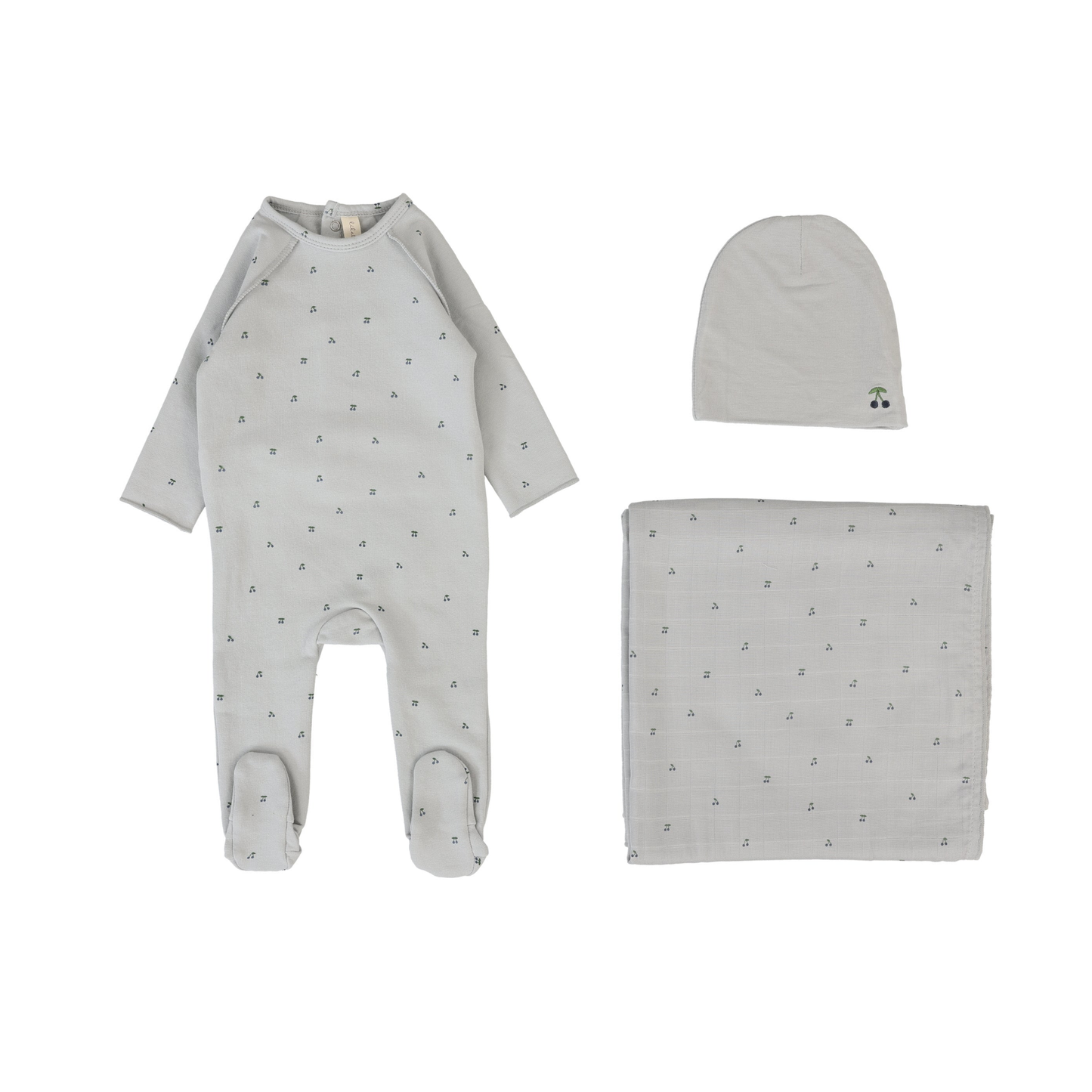 Lilette Cherry Print Layette Set
