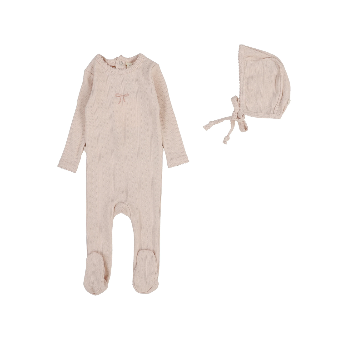 Lilette Pointelle Graphic Footie Set