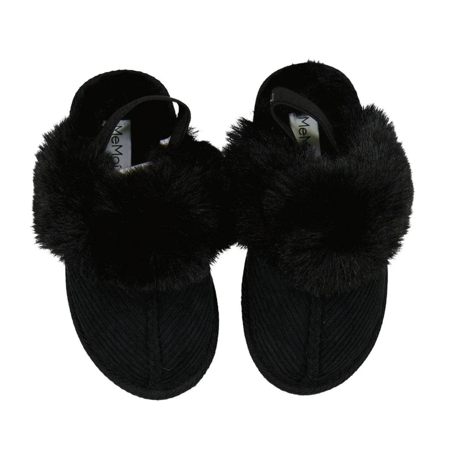 Memoi Corduroy Fluffy Slipper