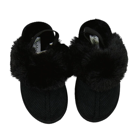 Memoi Corduroy Fluffy Slipper