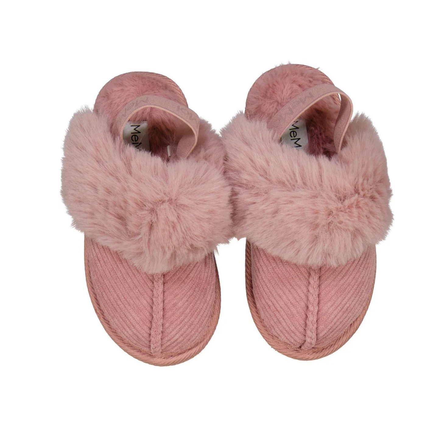 Memoi Corduroy Fluffy Slipper