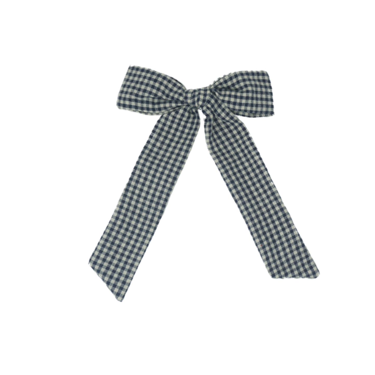 Bandeau Wooly Gingham Bow Clip