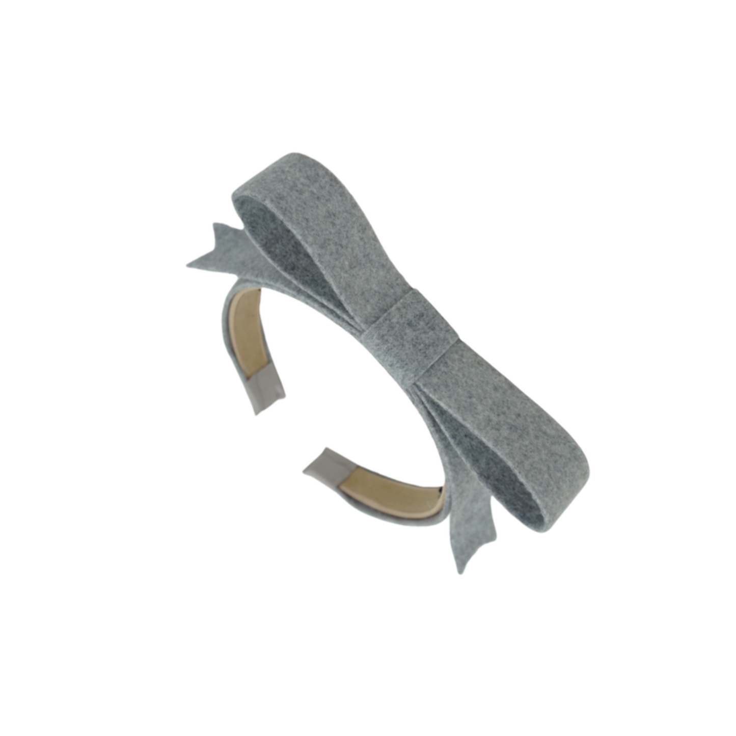 Bandeau Brushed Wool Luxe Bow Headband