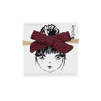 Knot Knitted Mini Bow Set