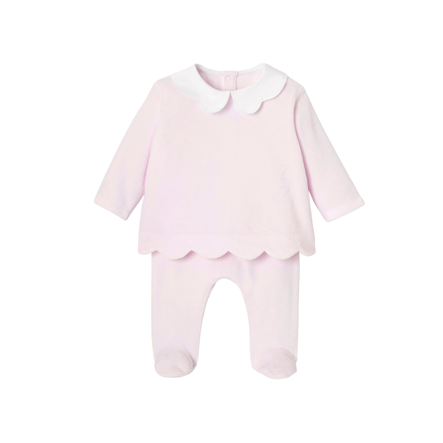 Jacadi Paris Collar Velour Set