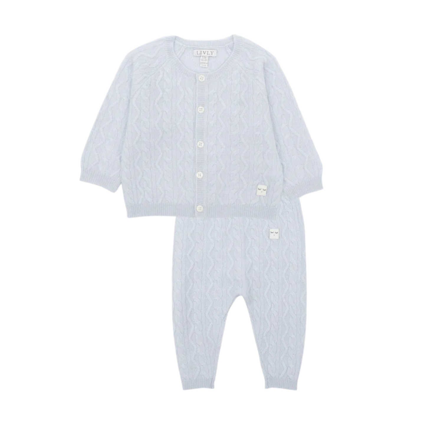 Livly Cashmere Cable Knit Set