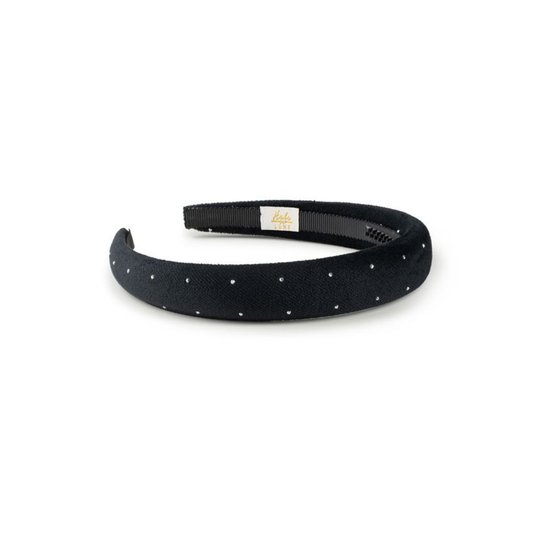Halo Vivienne Studded Velveteen Headband