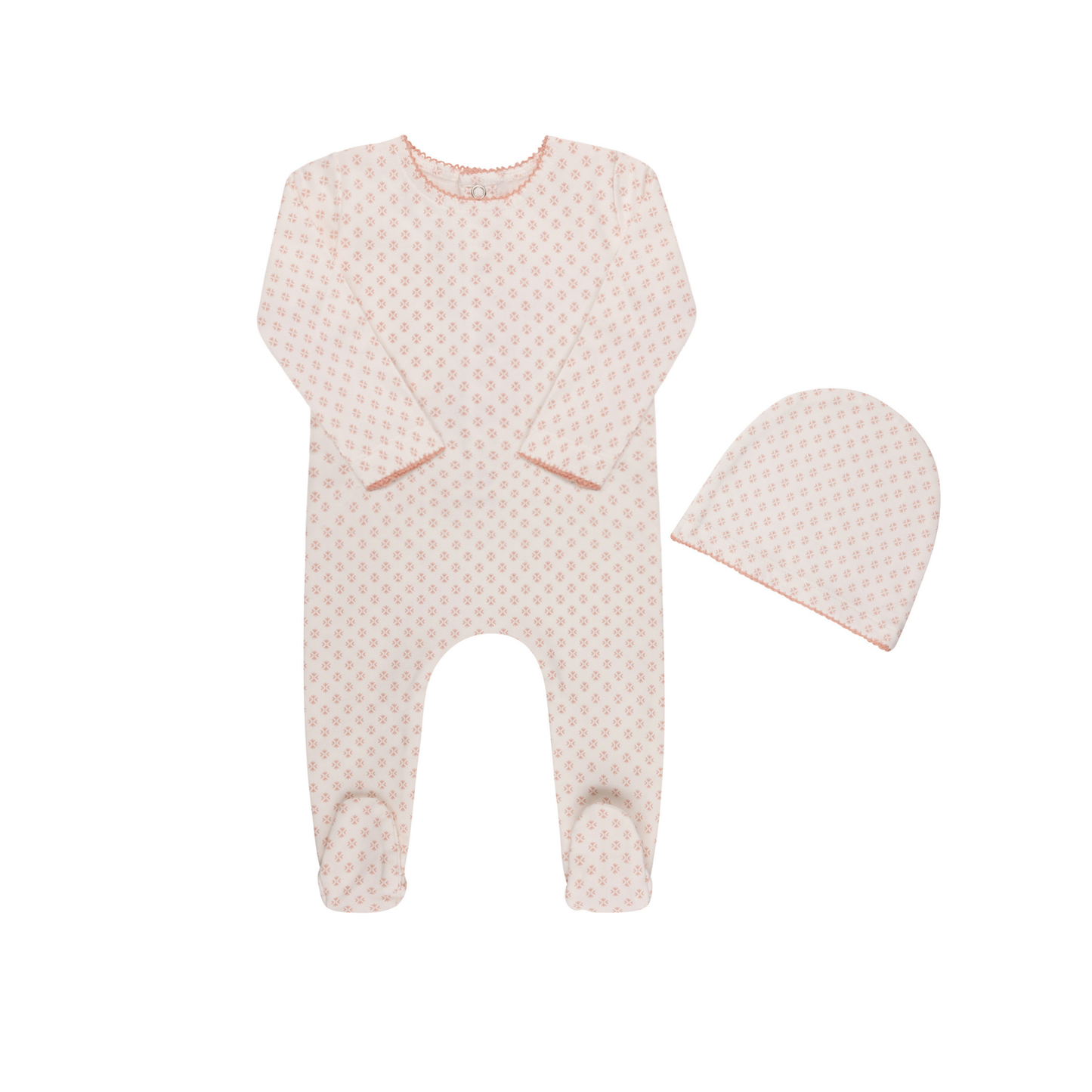 Tricot Bebe Ditsy Footie