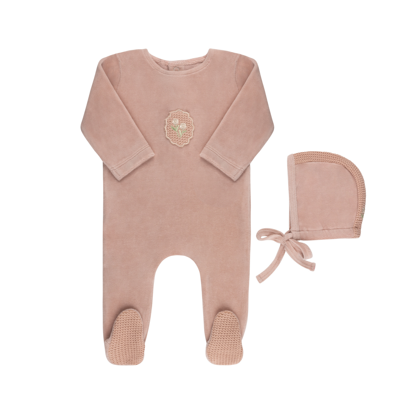 Tricot Bebe Crochet Footie