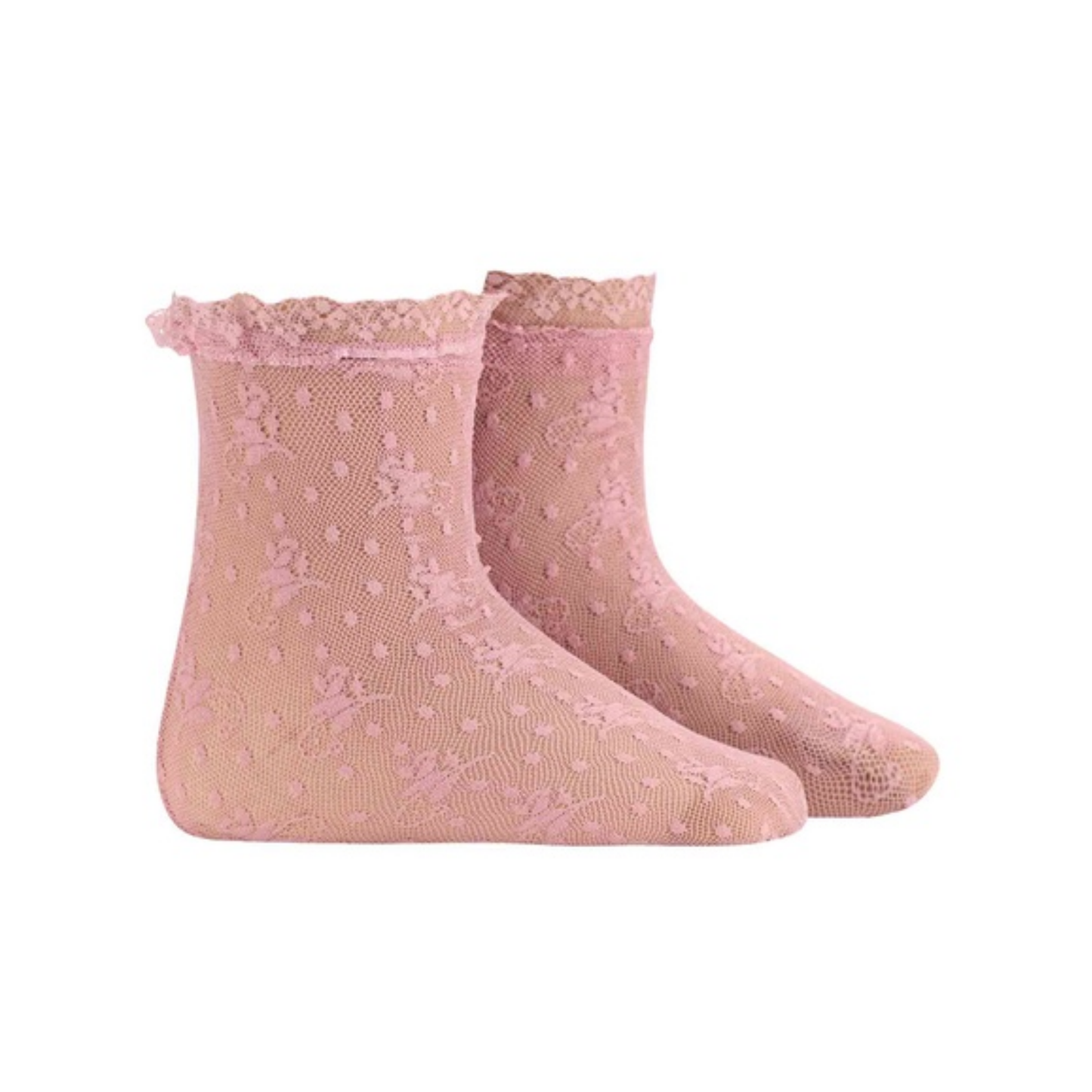 Condor Floral Designed Lace Sock