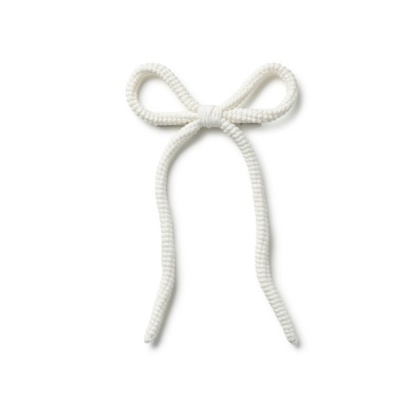 Halo Juliana Textured Knit Long Tail Clip