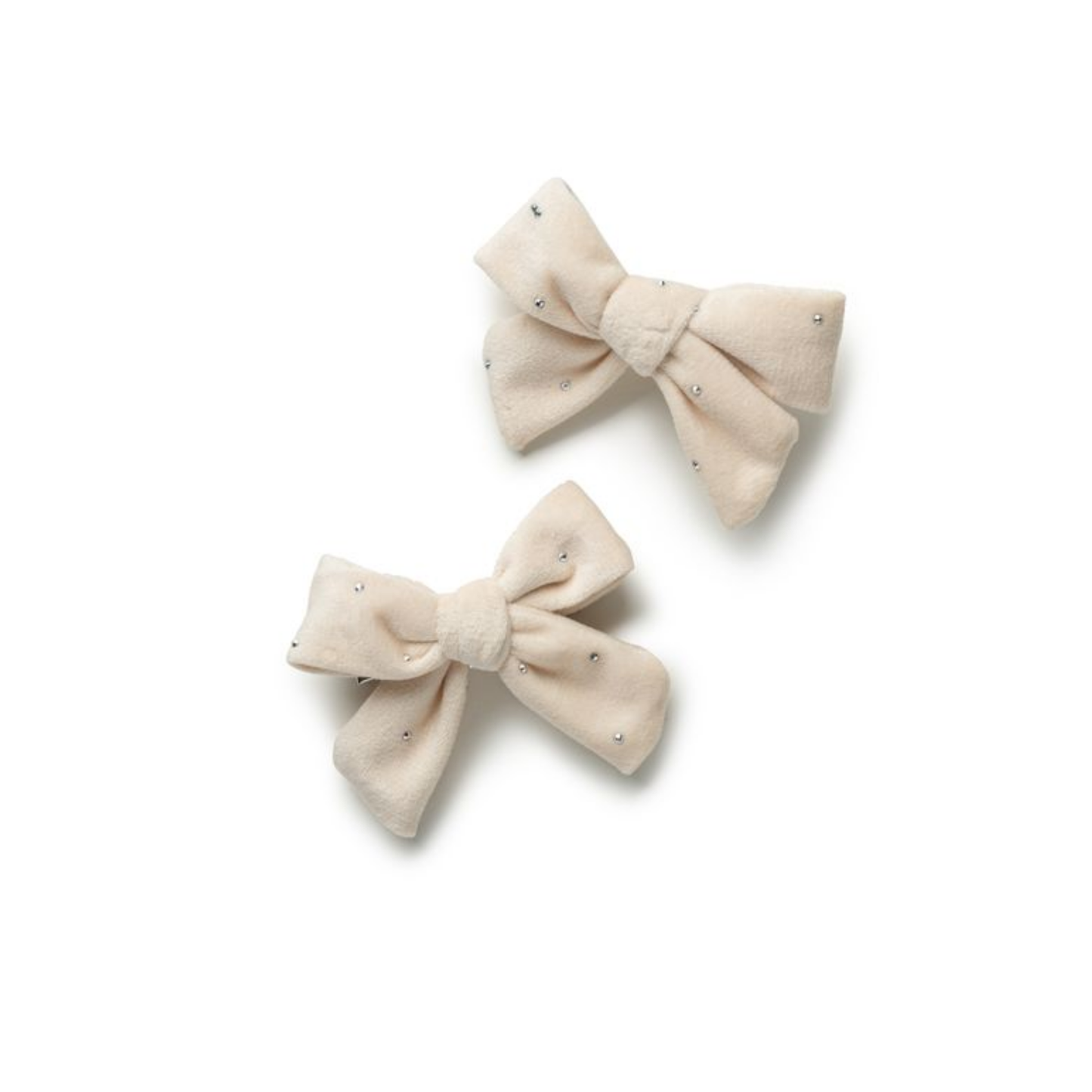 Halo Vivienne Studded Velveteen Double Set Clip