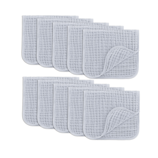 Comfycubs Muslin Burp Cloths Pack Of 10