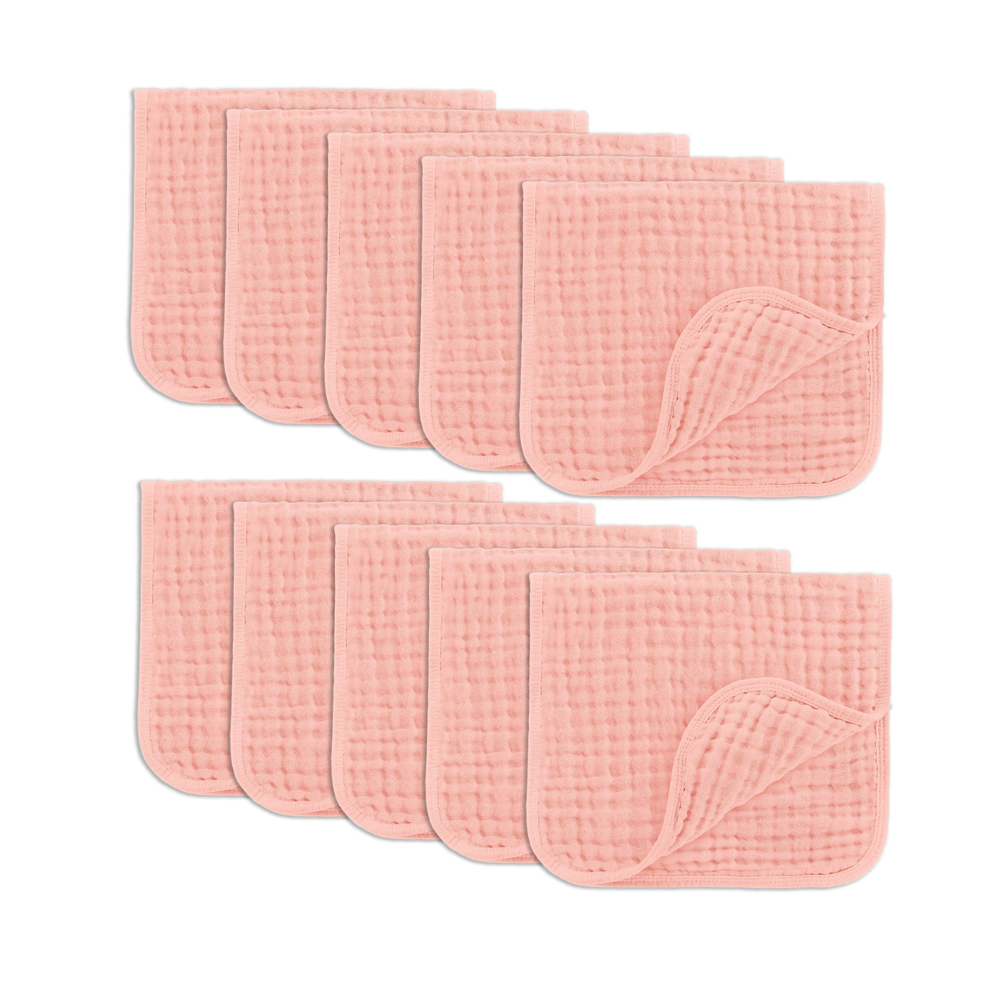 Comfycubs Muslin Burp Cloths Pack Of 10