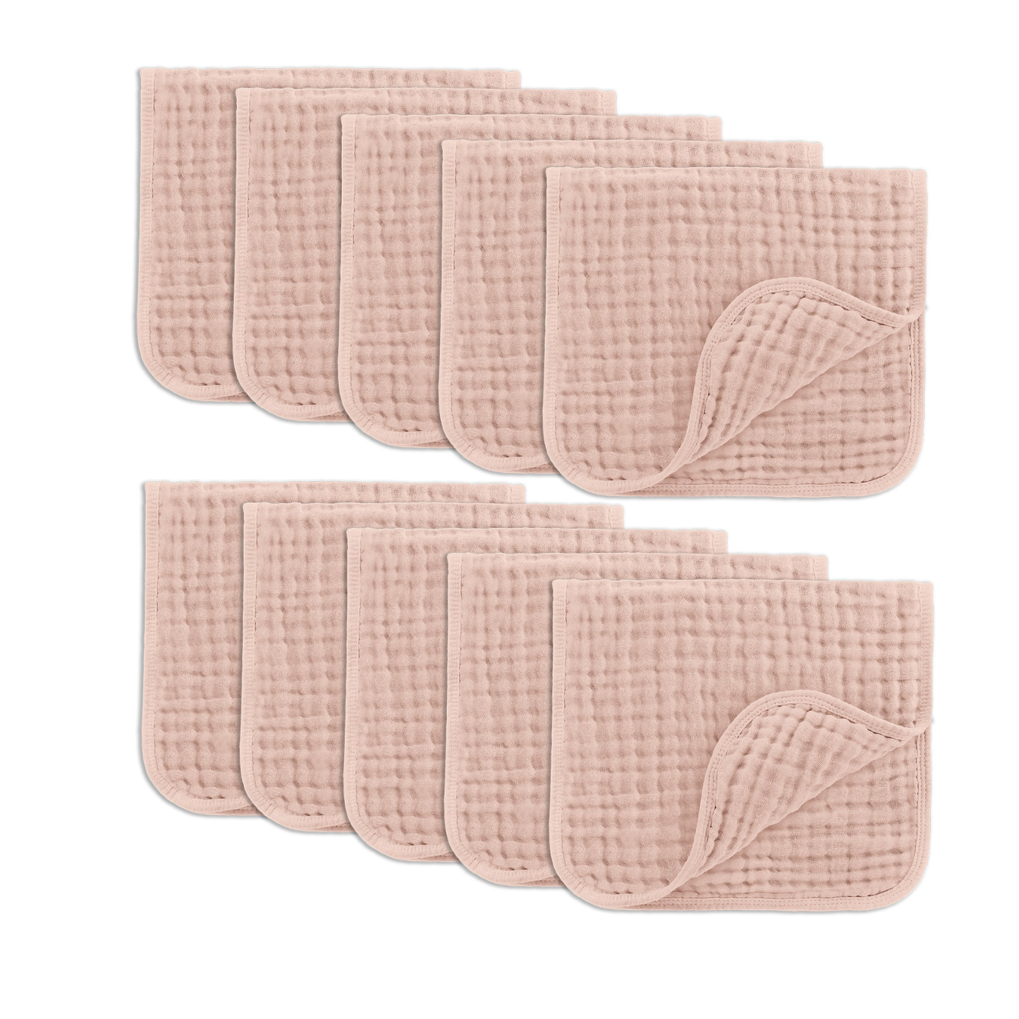 Comfycubs Muslin Burp Cloths Pack Of 10