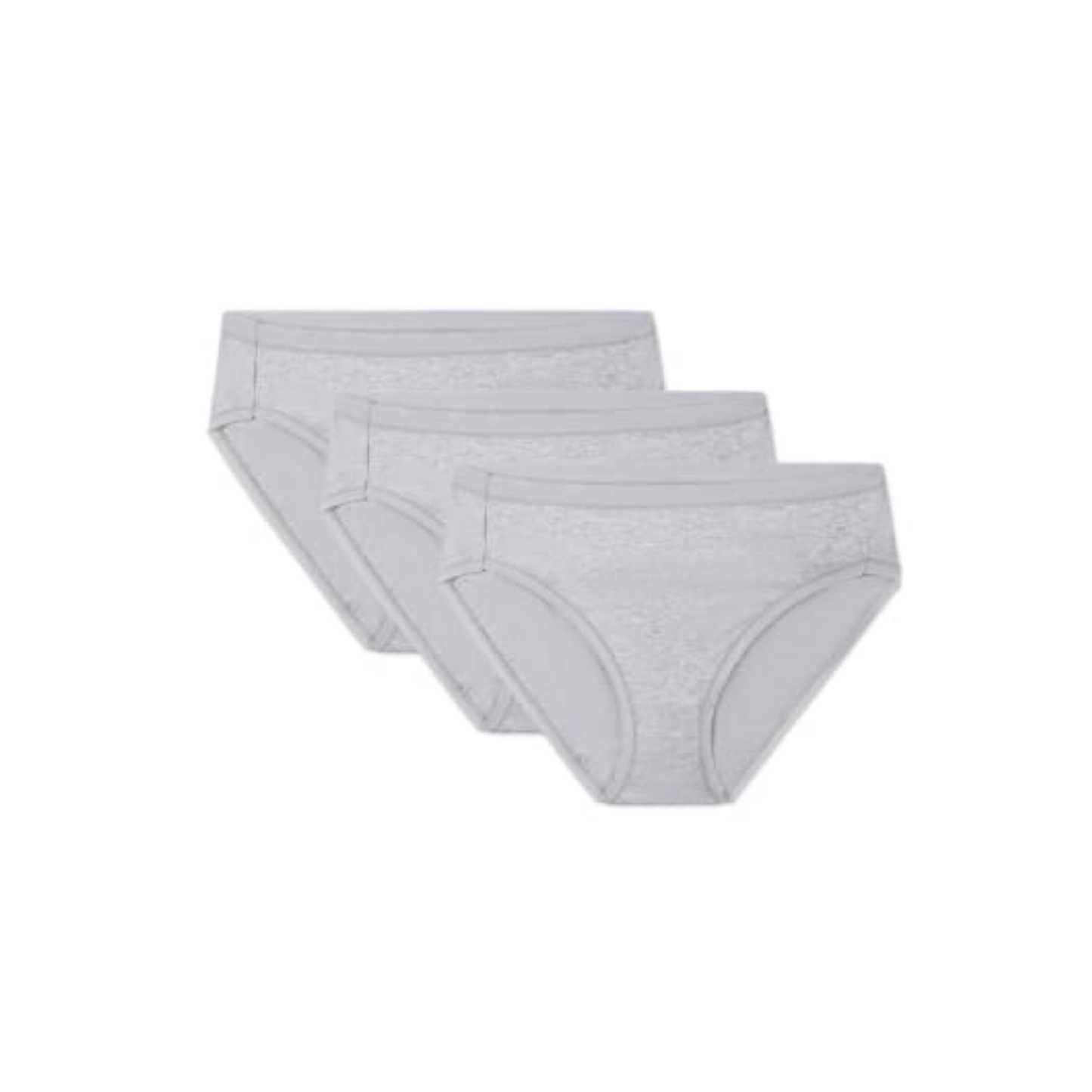 Memoi Combed Cotton Basic Hipster Panties 3 Pack