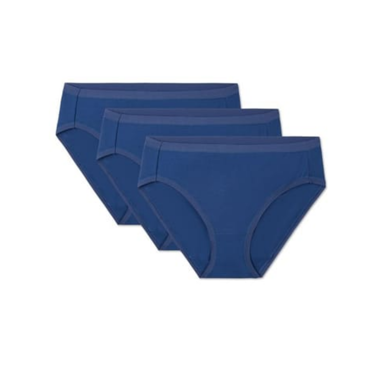 Memoi Combed Cotton Basic Hipster Panties 3 Pack