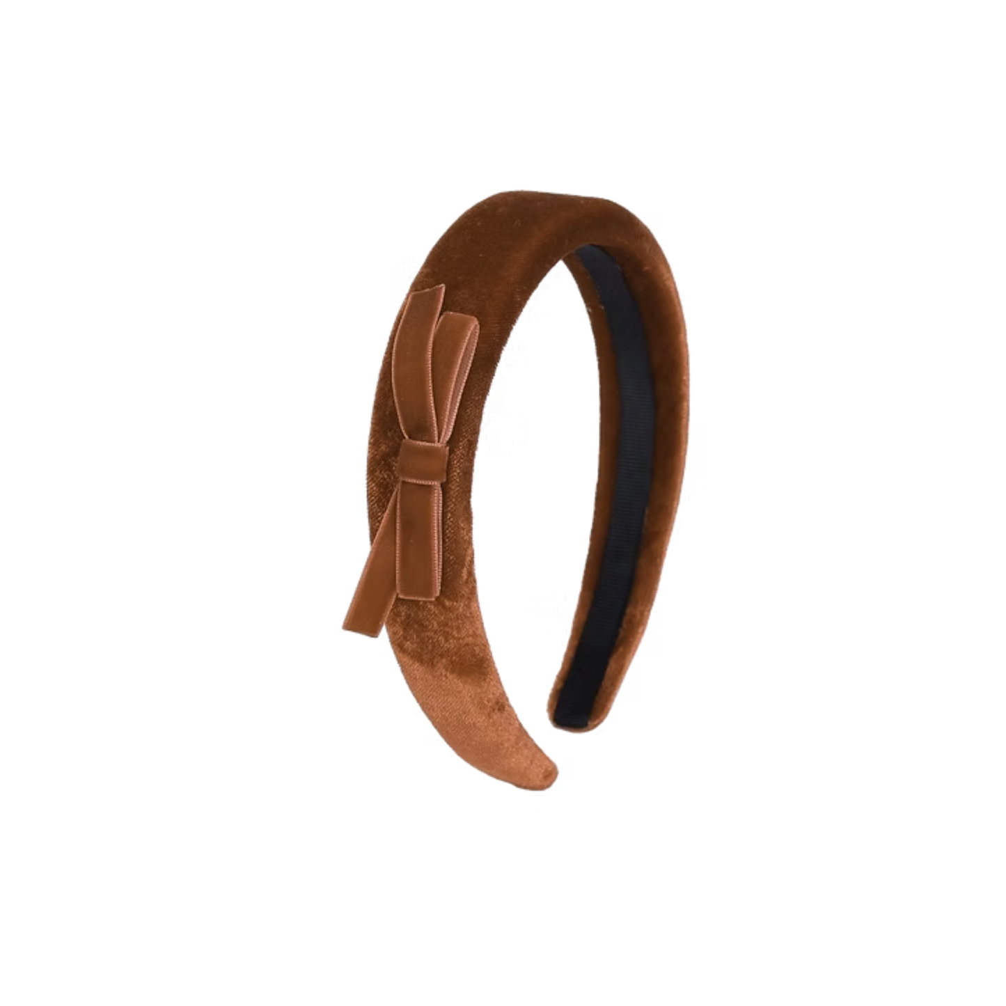 Tis Me Velvet Ribbon Hard Headband Side Bow