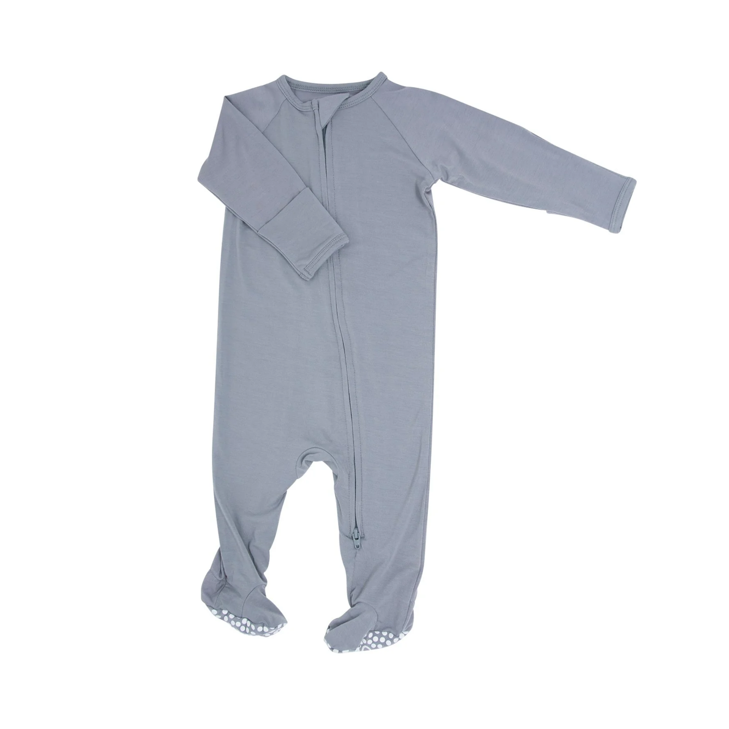 Sweet Bamboo Plain Zipper Footie
