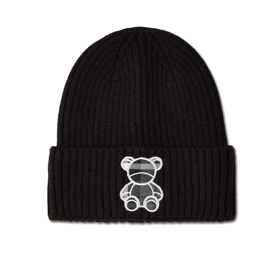 Memoi Plaid Bear Beanie
