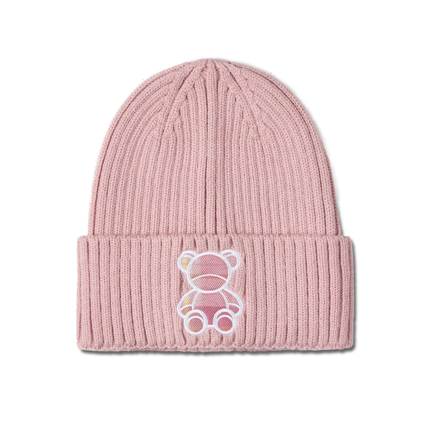 Memoi Plaid Bear Beanie