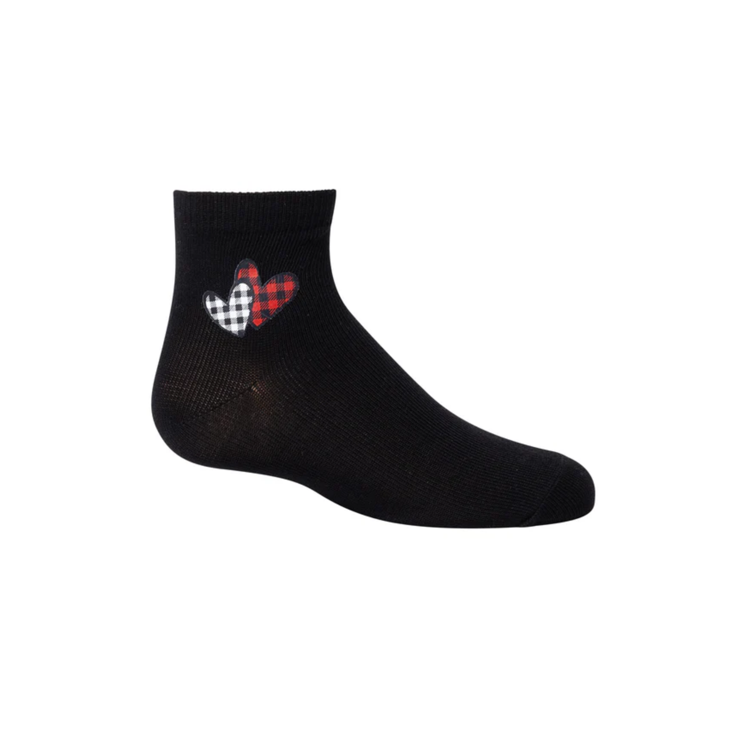 Zubii Checkered Heart Ankle