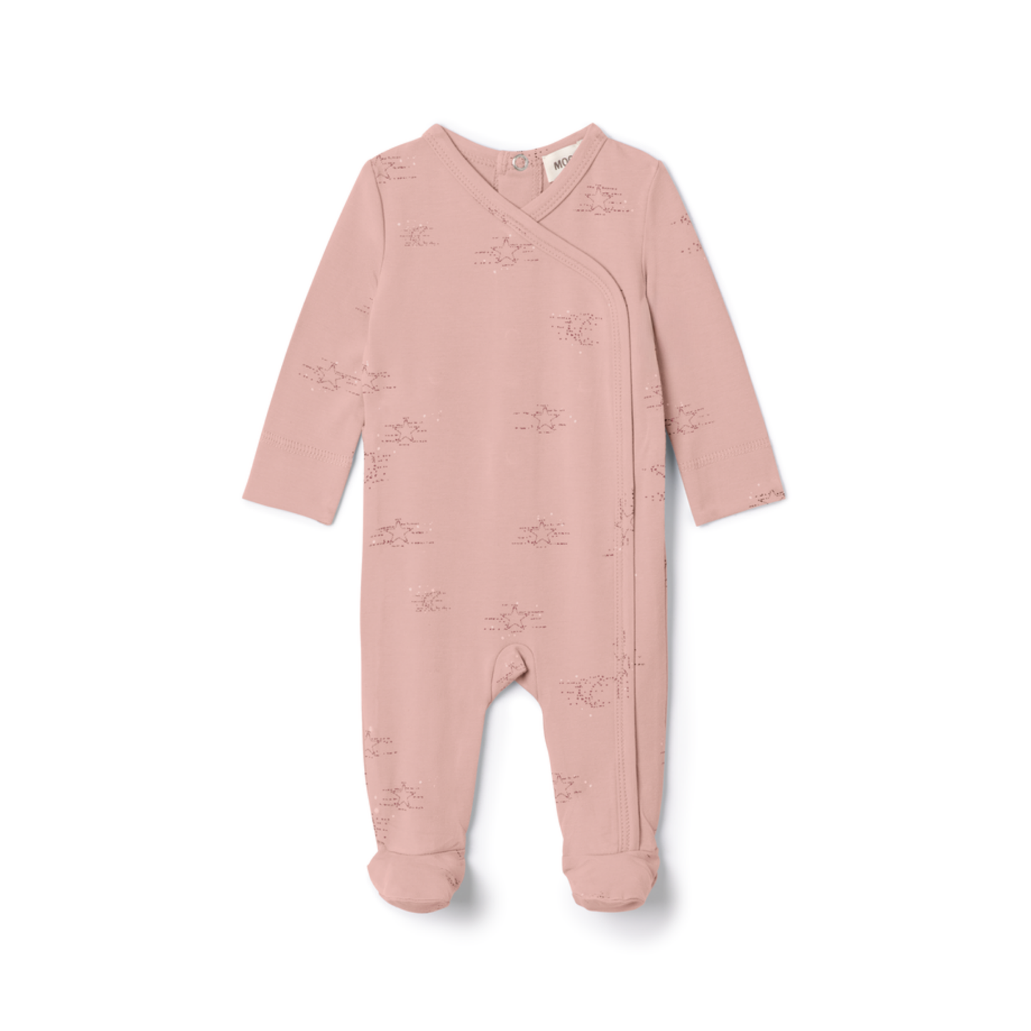 Mocha Fake Front Overlap Footie