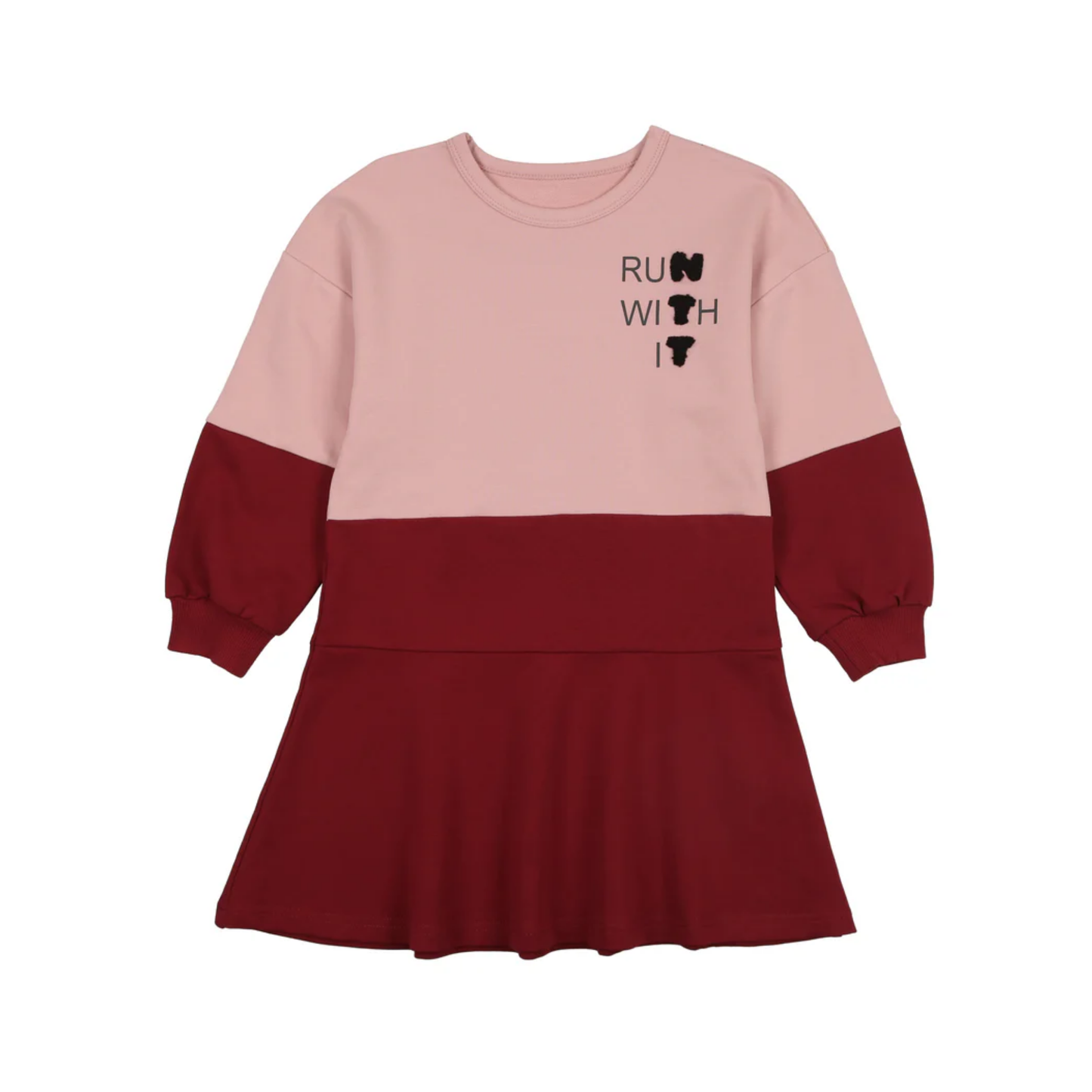 Bonjoy Letter Patch Dress