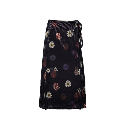 Ava and Lu  Floral Velvet Skirt
