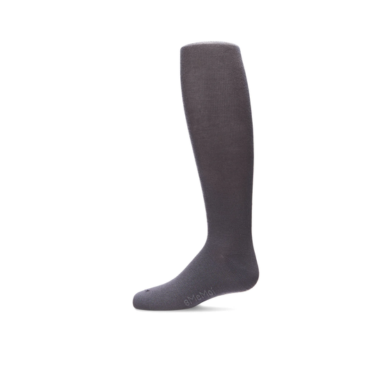 Memoi Girls Soft Pima Cotton Opaque Tights Slate - Mk-301
