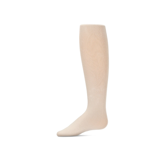 Memoi Girls Soft Pima Cotton Opaque Tights Latte - Mk-301